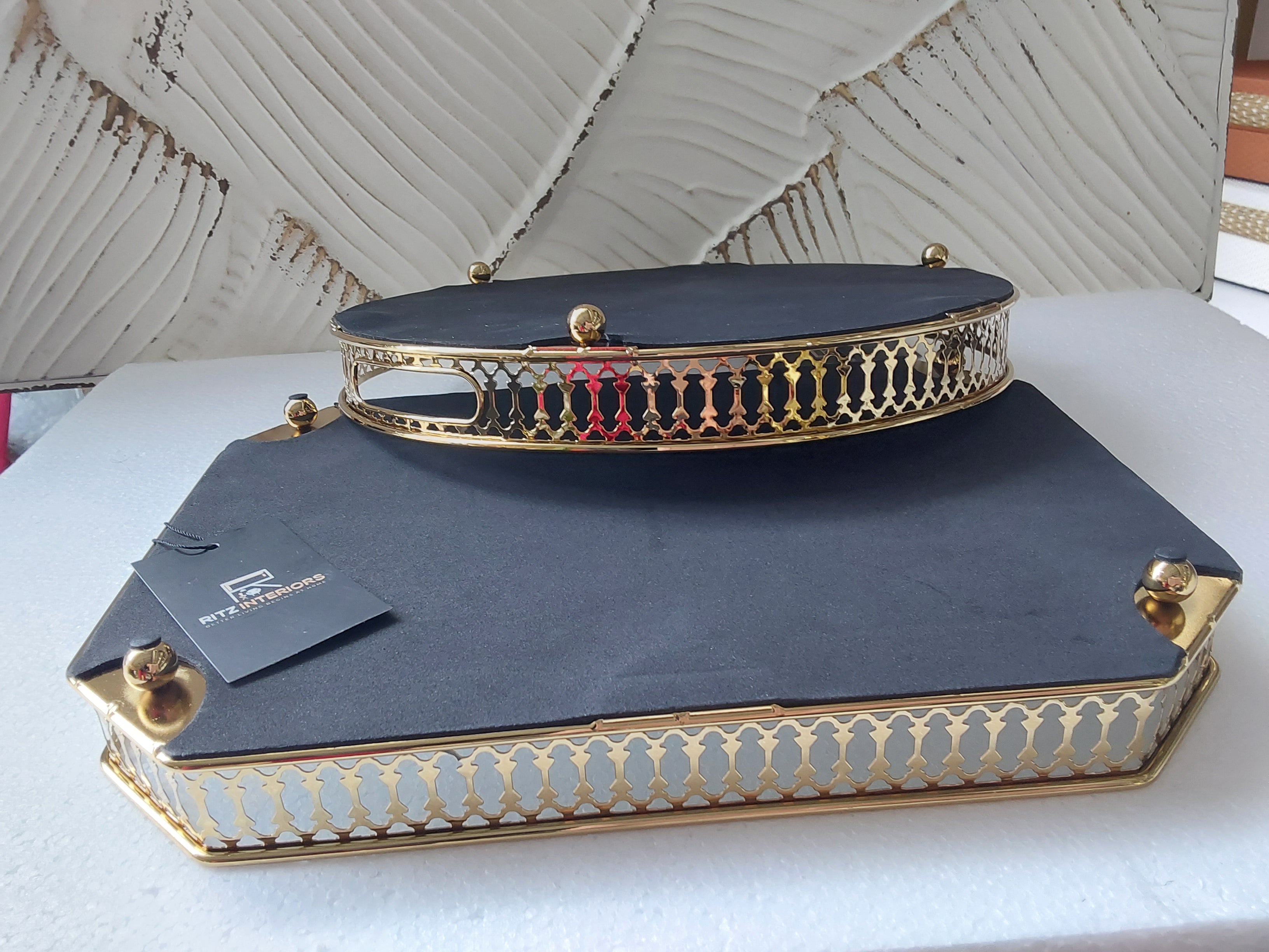 Mirrored Tray