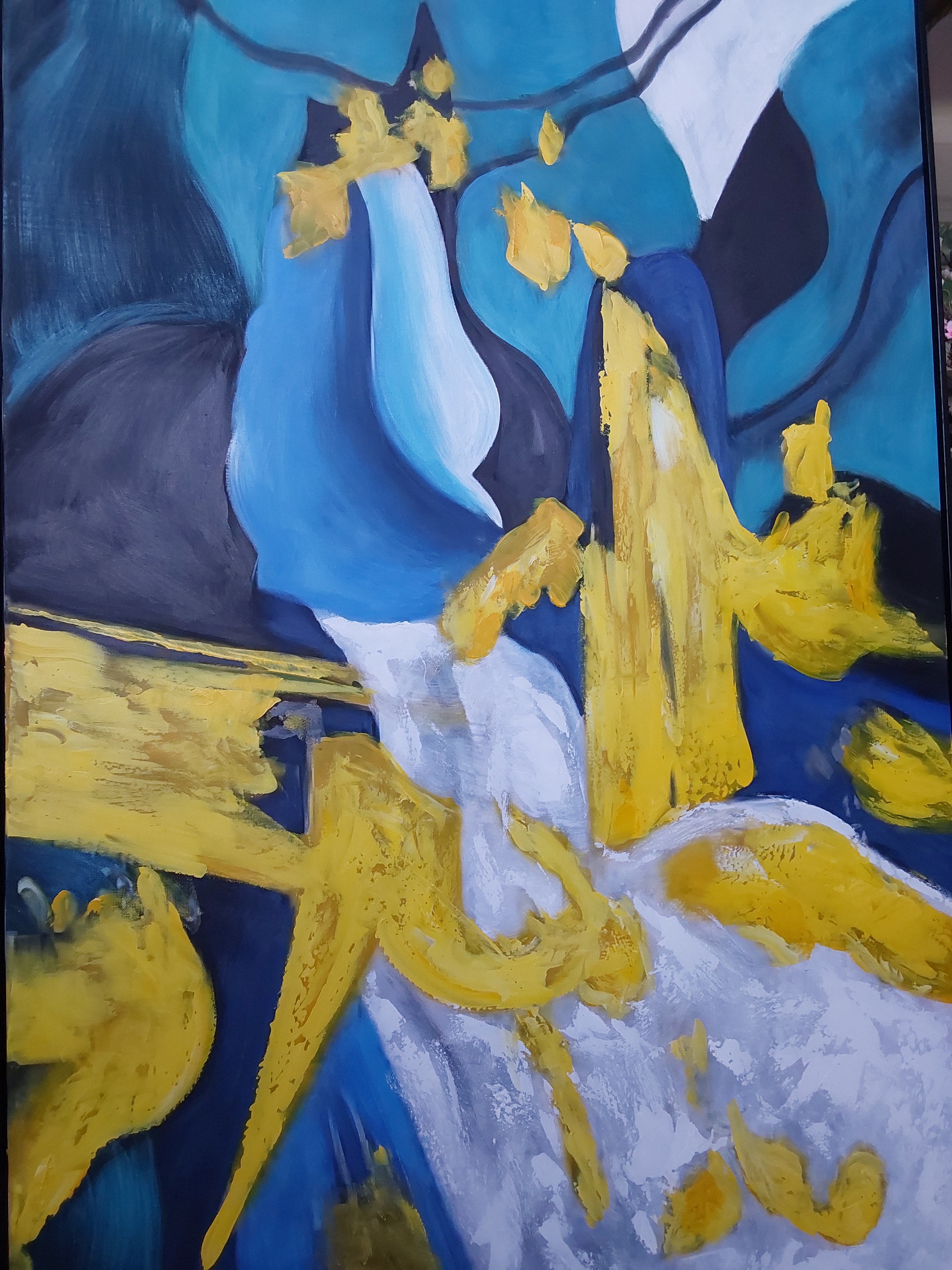 Penguin Abstract Painting