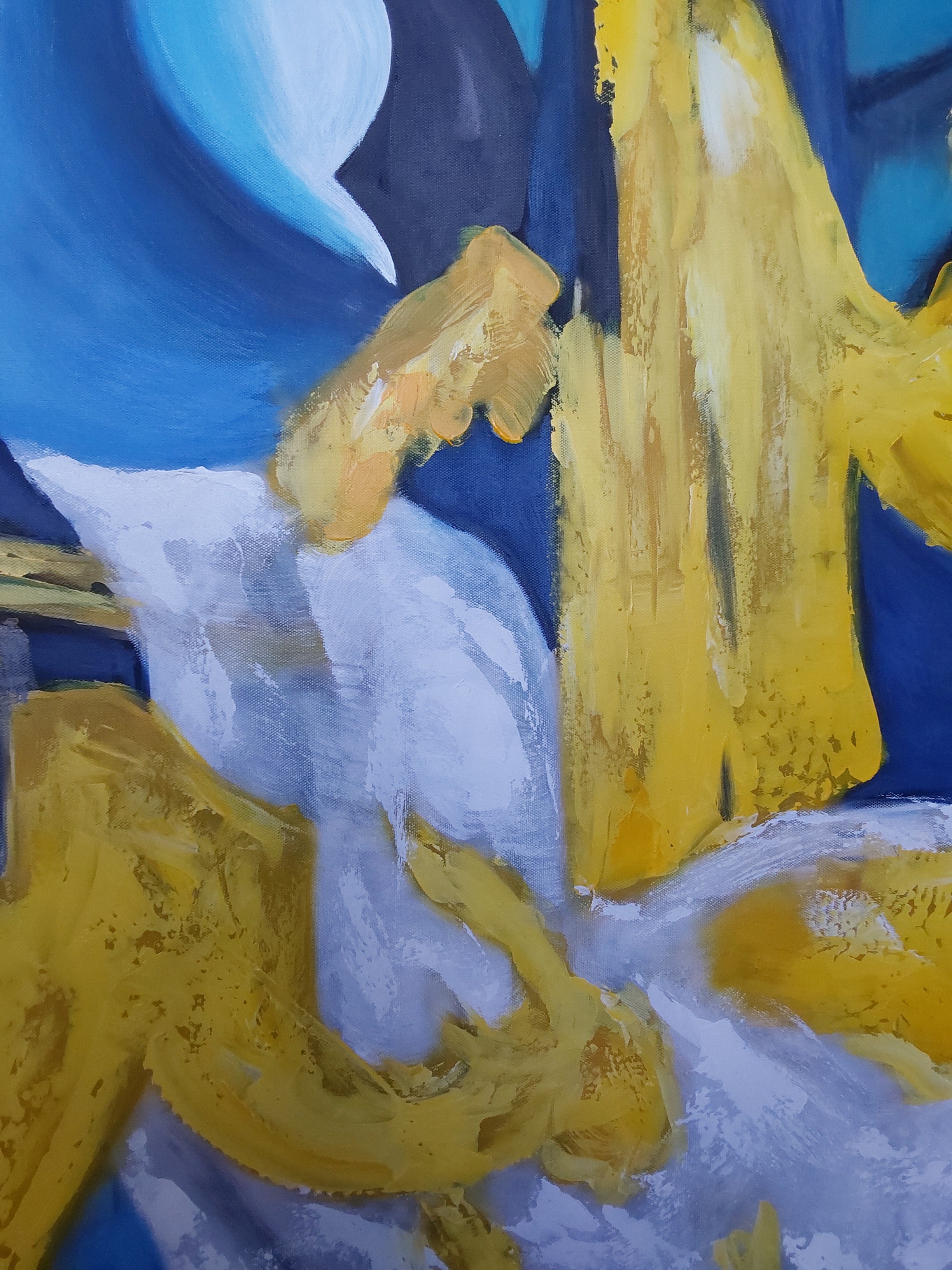 Penguin Abstract Painting