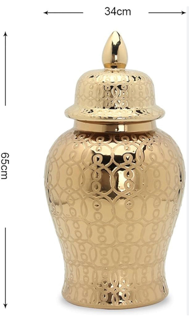 Golden Ginger Jar