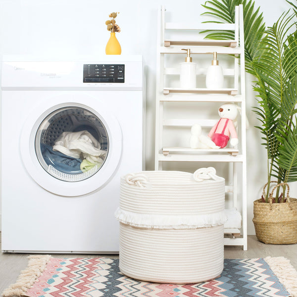 White Flare Basket