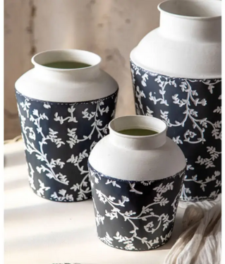 Iron Imitation Blue and White Porcelain Vase