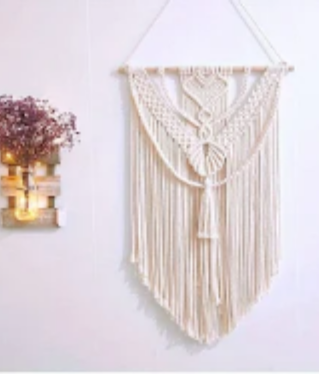Hand-Woven Tassel Macrame