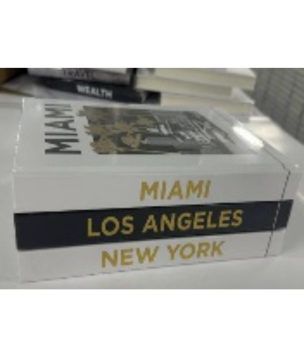 Decorative Books with Blank Pages:
Miami, LA, NY
