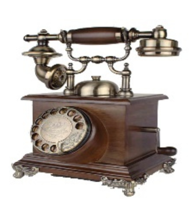 European-Style Old-fashioned Retro Telephone