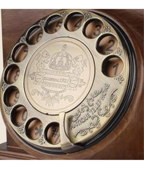 European-Style Old-fashioned Retro Telephone