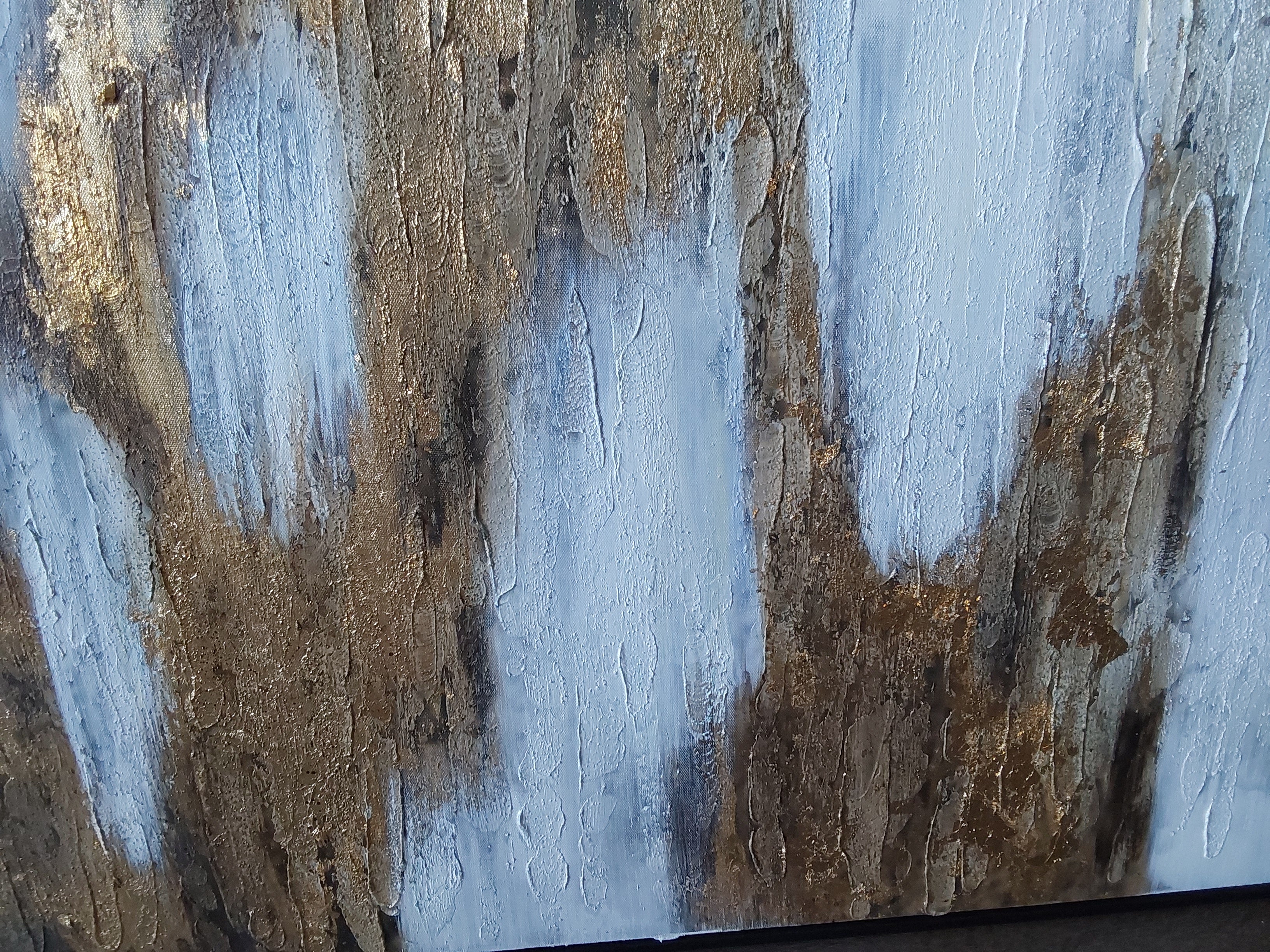 Gold dunes Abstract Painting