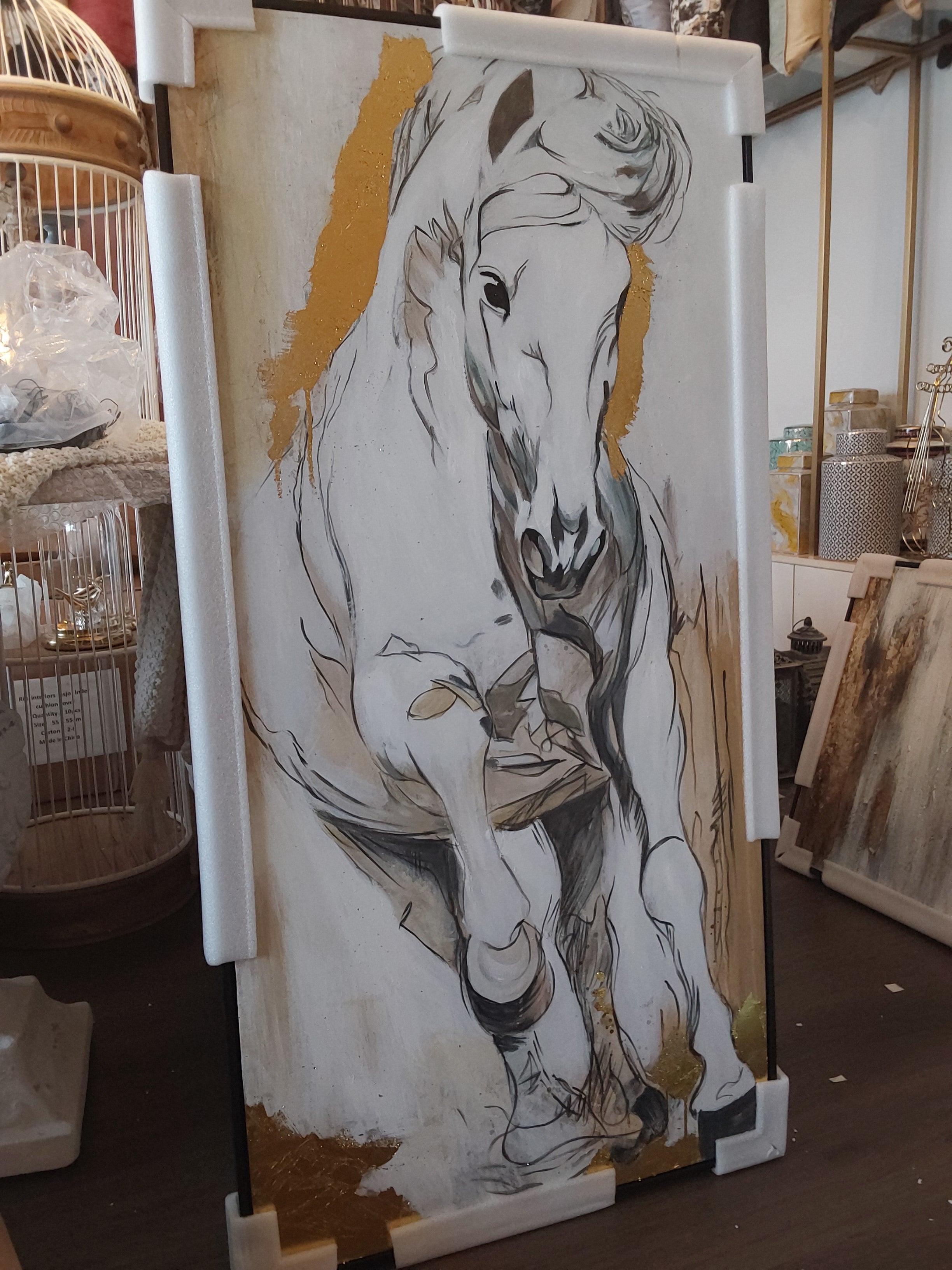 Running Horse Painting