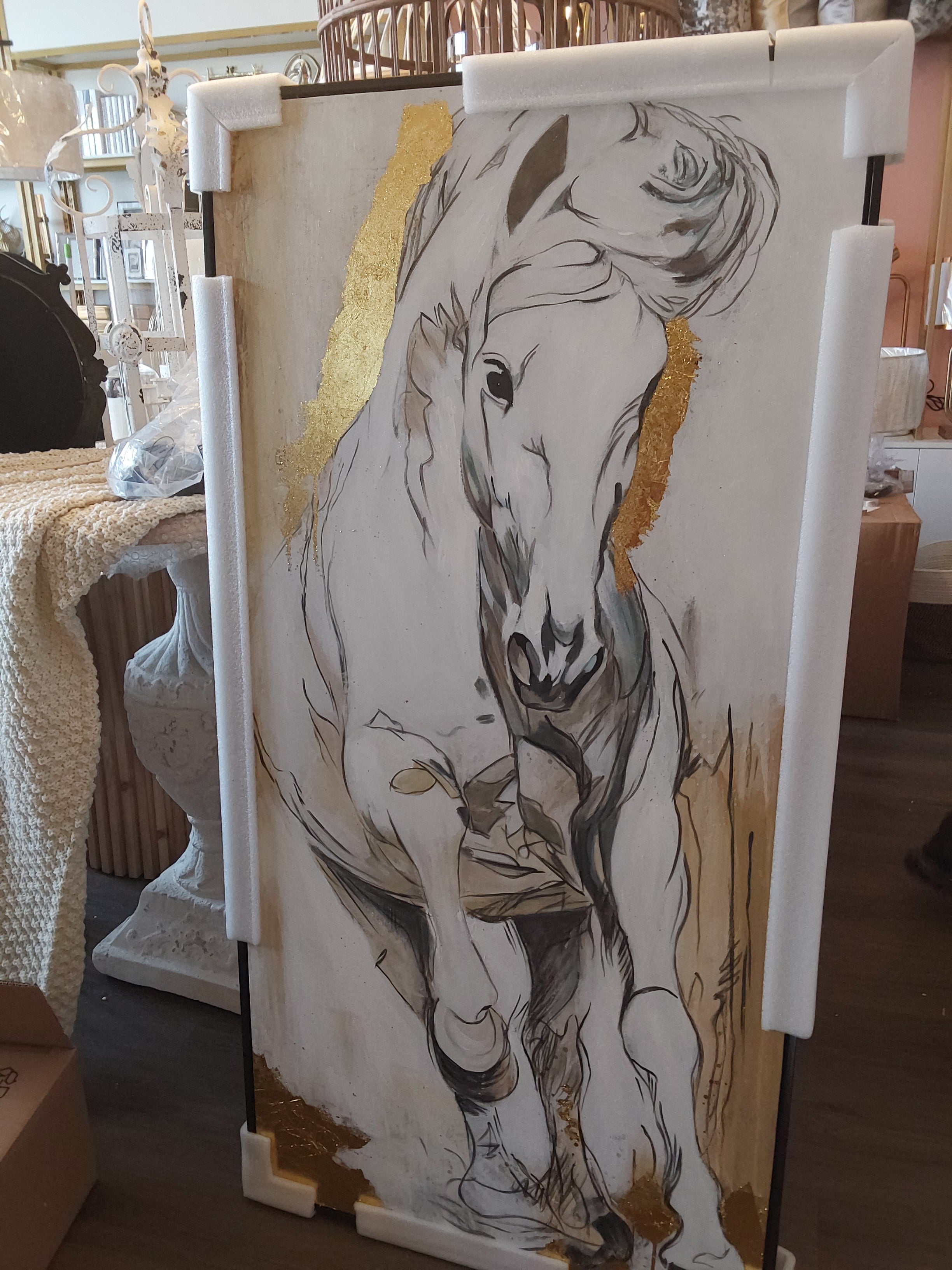 Running Horse Painting