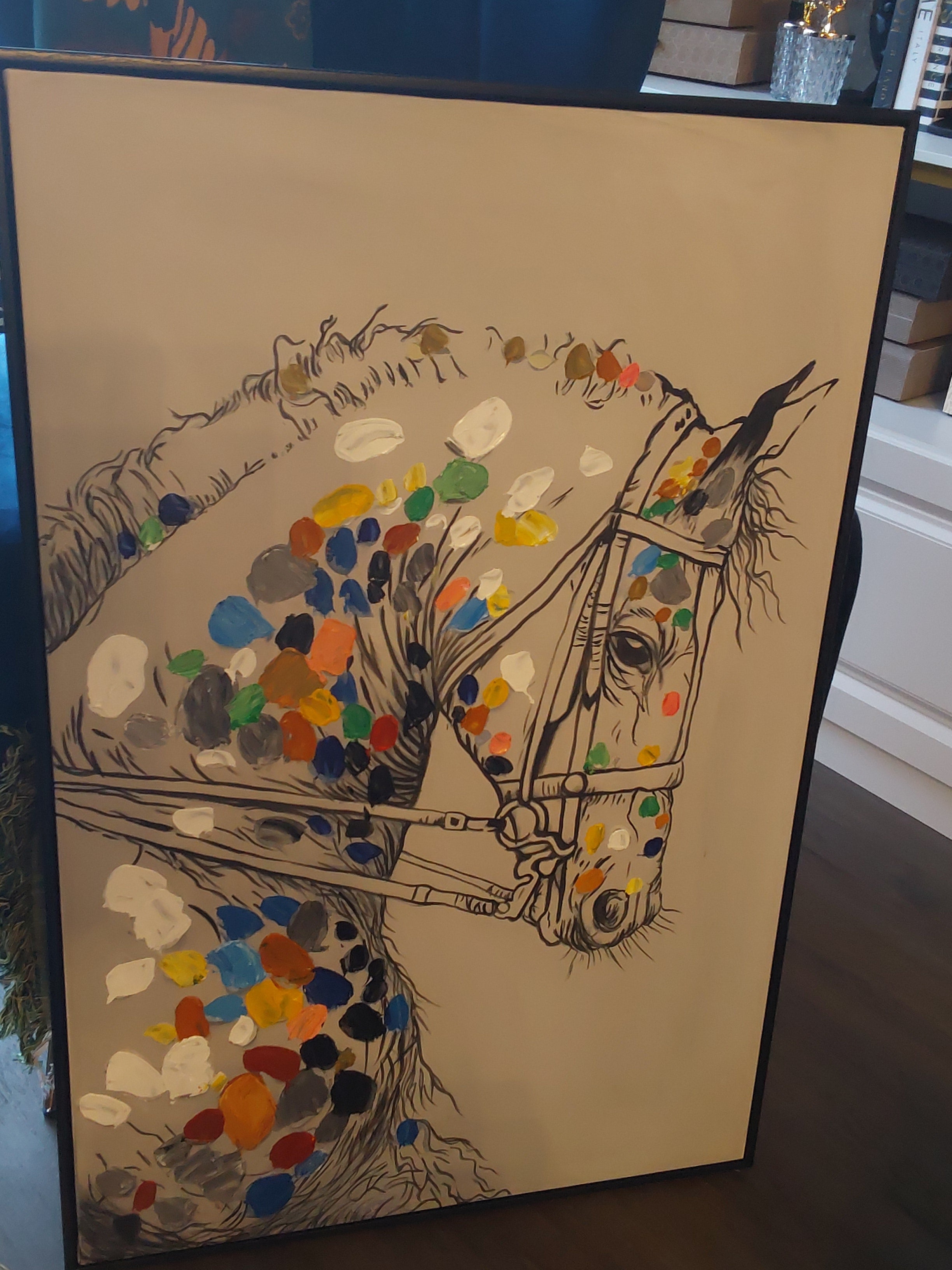 Kids Room Horse Painting