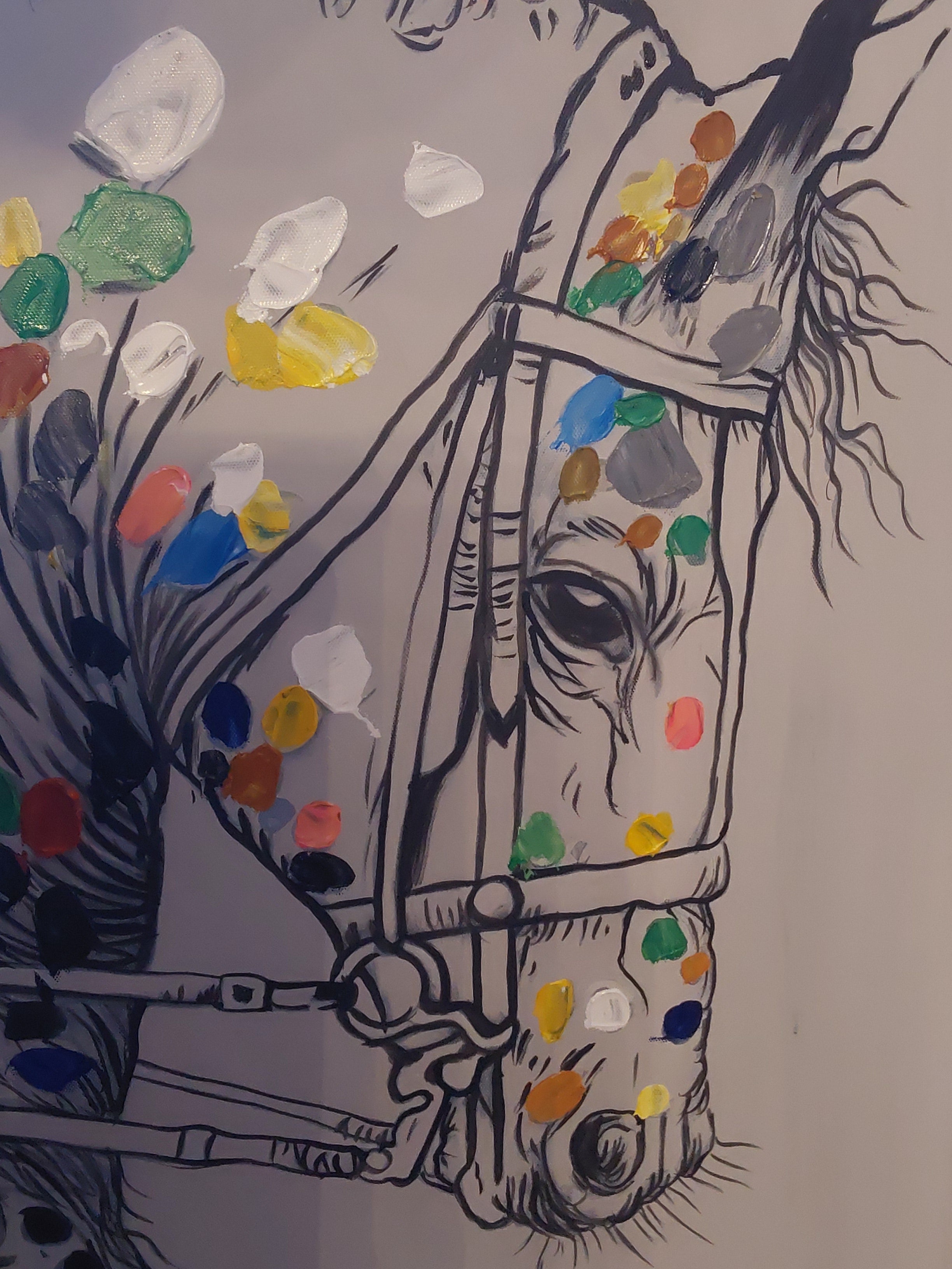 Kids Room Horse Painting