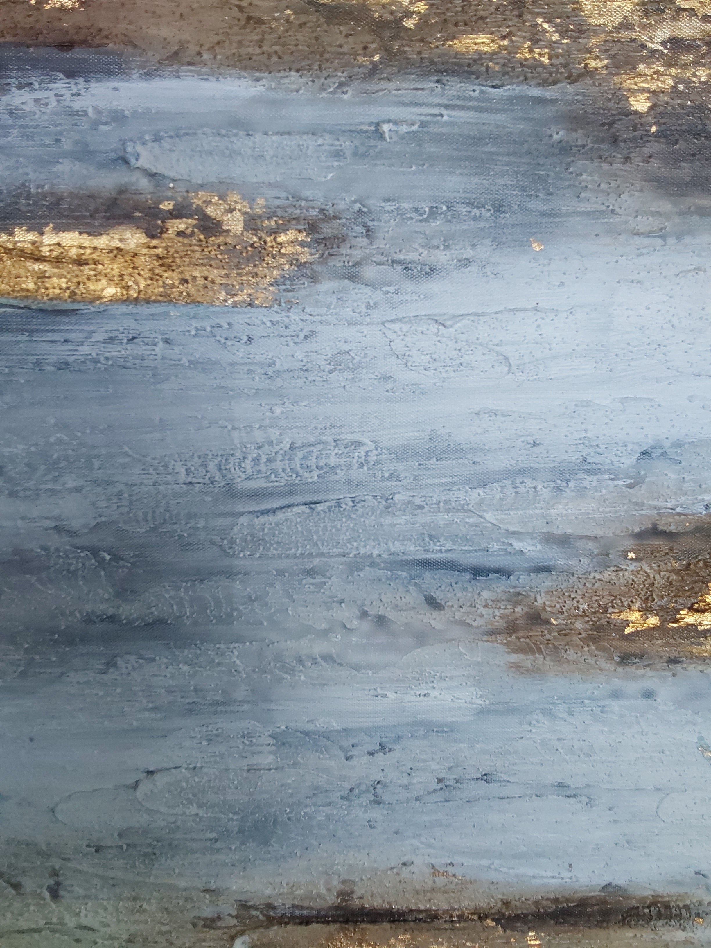 Gold dunes Abstract Painting