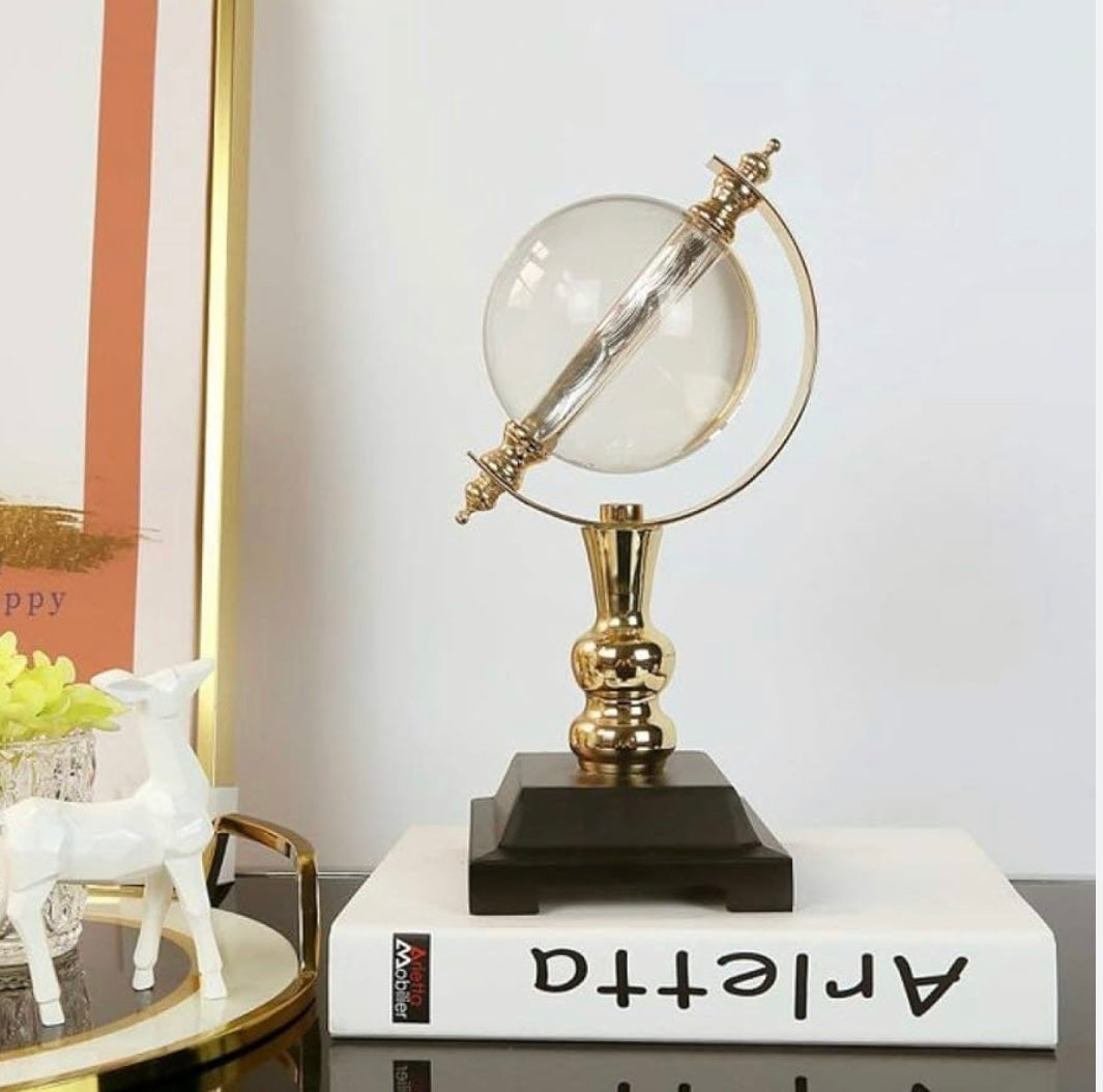 RITZ Crystal Globe Ornament