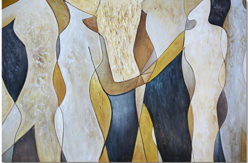 Crowd Abstract Painting