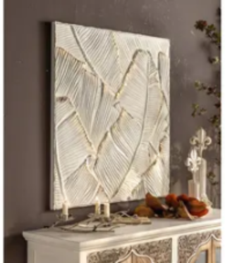 Embossed Pattern Metal Wall Decor