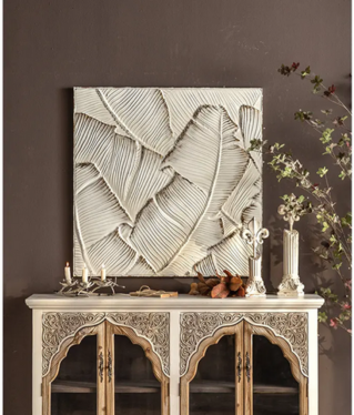 Embossed Pattern Metal Wall Decor