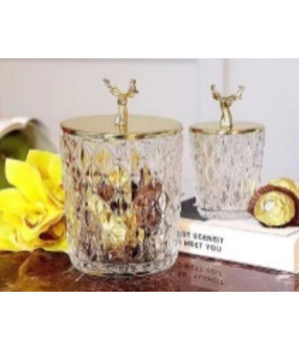 Cookie Container With Gold lid :S