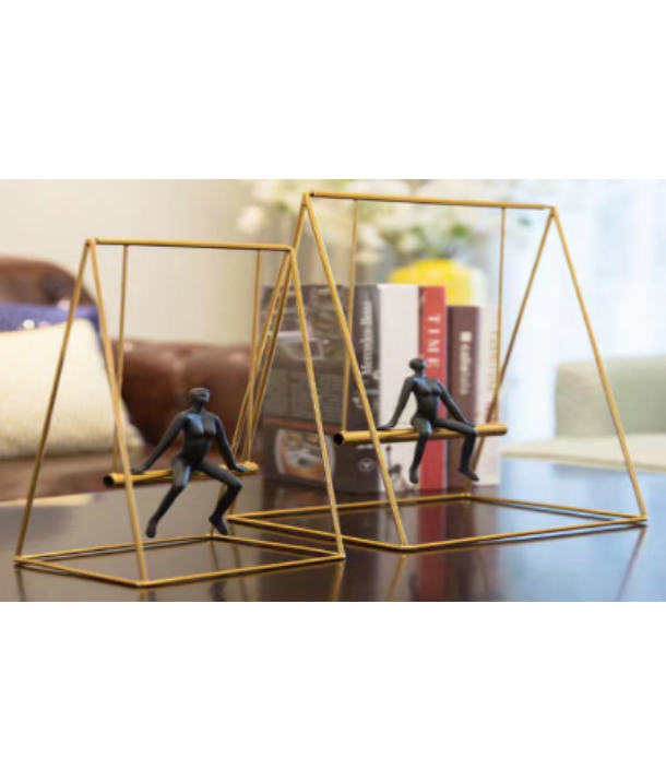 Brass Swing with Thinker