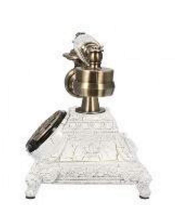 White Marble Antique Retro 
Rotary Handset