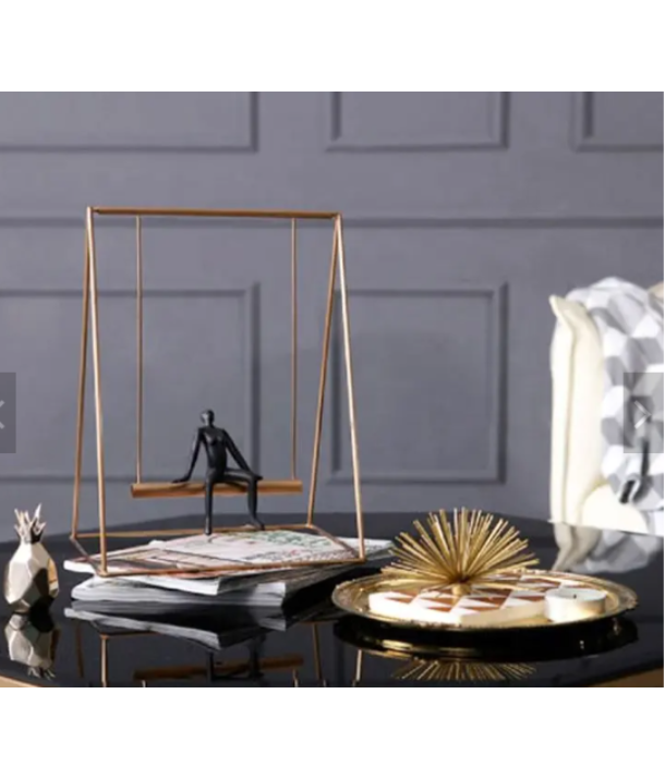 Brass Swing with Thinker