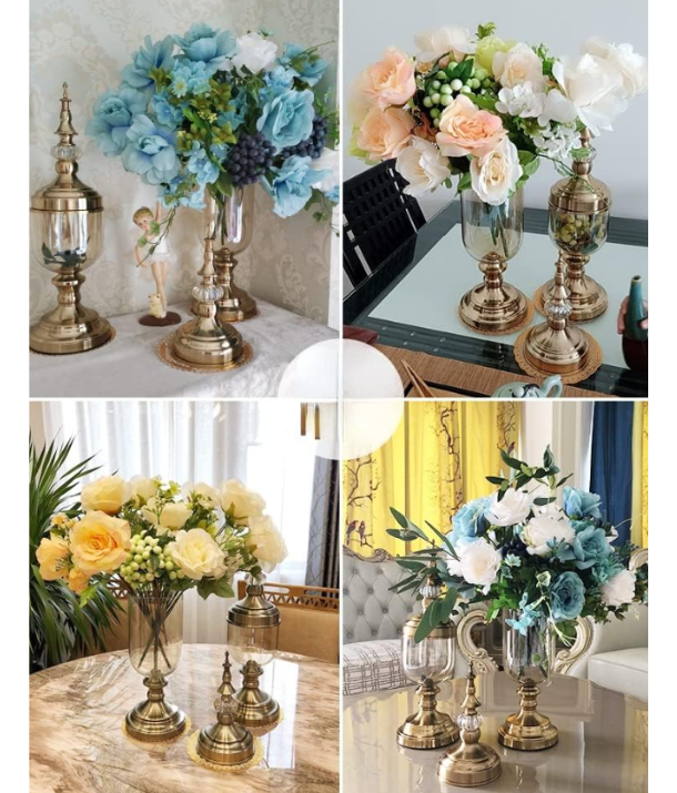 European Golden Bronze Metal
Vase
Large